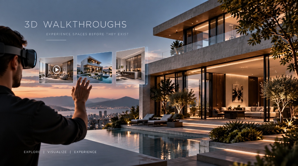 Immersive Real-Time Rendering Engines — 3D Walkthroughs Insights