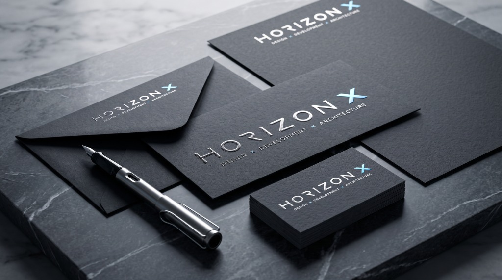 Branding & Design — Bespoke Tactile Identity Suite, Foil Embossed Stationery & Collateral