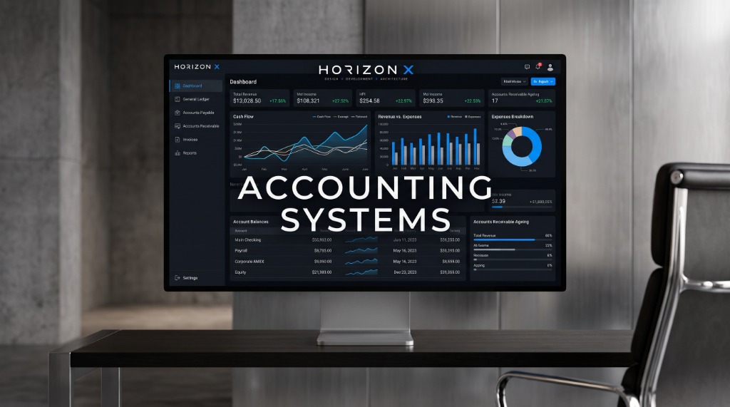 Web Development — HORIZON X Accounting Systems Financial Management Suite